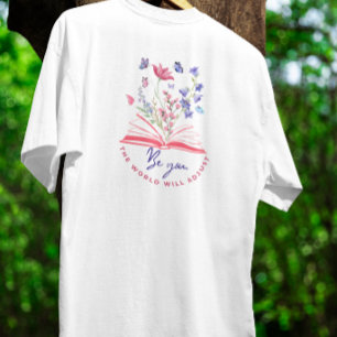 Camiseta Sé tú Boho Wildflower y Libro