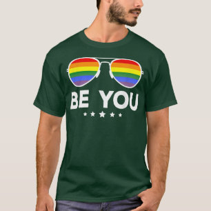Camiseta Sé tú gafas de sol arcoiris LGBT 