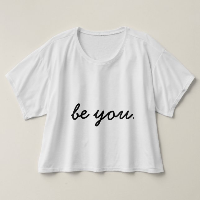 Camiseta Sé tú mismo (Diseño del anverso)