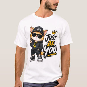 Camiseta Sé Tú Mismo – Tipografía de Amor Propio Positivo C