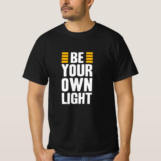Camiseta Sé tu propia cita ligera Inspiradora para decir (Anverso)