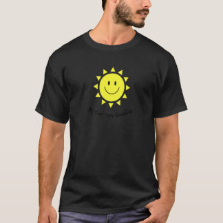 Camiseta Sé Tu Propia Luz De Sol Cara De Sonrisa Linda Feli