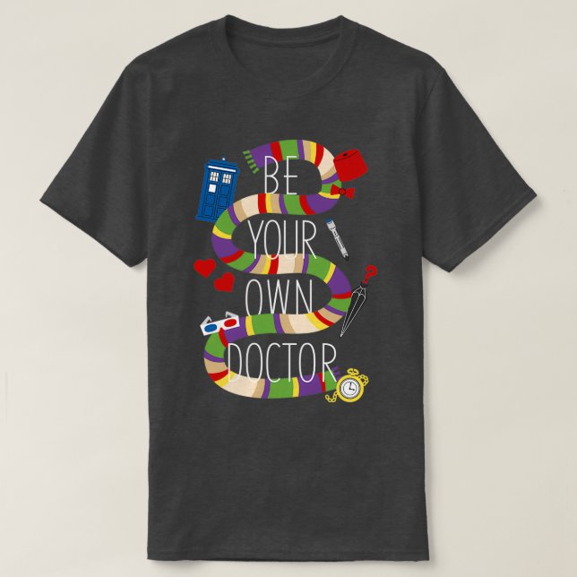 Camiseta Sé tu propio Médico (Diseño del anverso)