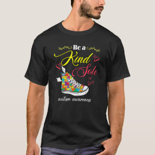 Camiseta Sé Un Alma Amable Conciencia del Autismo Zapatos P