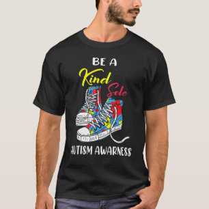 Camiseta Sé Un Alma Amable Zapatos de Conciencia del Autism
