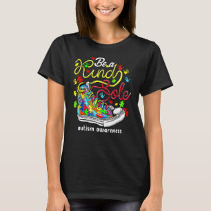 Camiseta Sé Un Alma Amable Zapatos De Rompecabezas De Conci