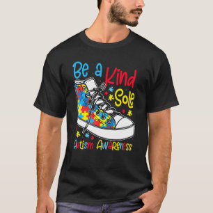 Camiseta Sé Un Alma Amable Zapatos De Rompecabezas De Conci