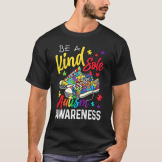 Camiseta Sé Un Alma Amable Zapatos De Rompecabezas De Conci