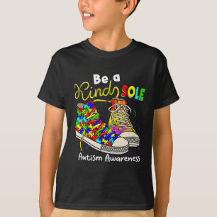Camiseta Sé Un Alma Amable Zapatos Rompecabezas De Concienc