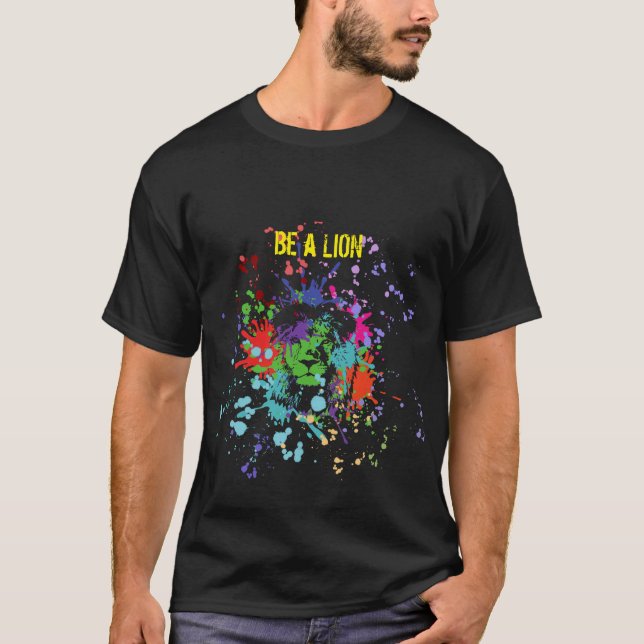 Camiseta Sé un león (Anverso)
