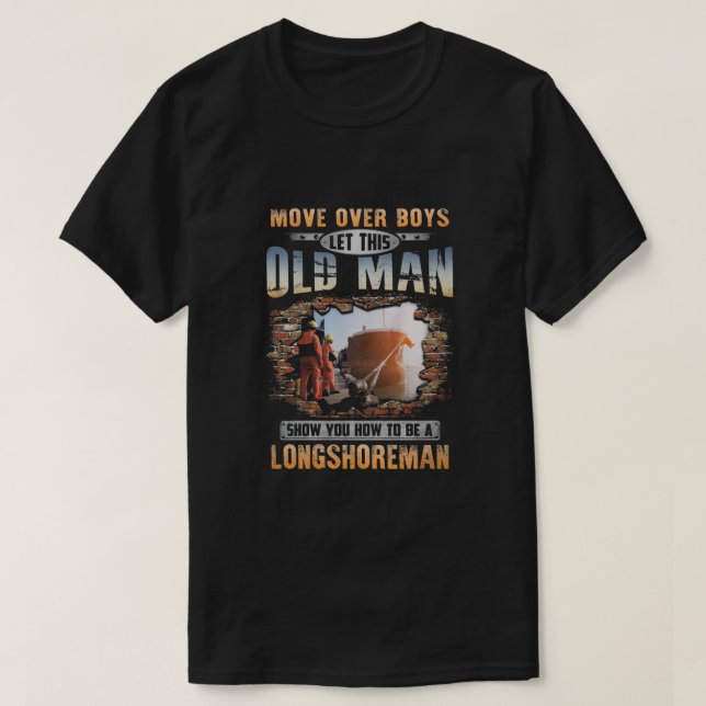 Camiseta Sé un Longshoreman (Diseño del anverso)