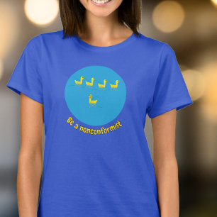 Camiseta Sé un Pato Motivacional inconformista