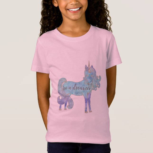 Camiseta Sé un unicornio soñador (Anverso)