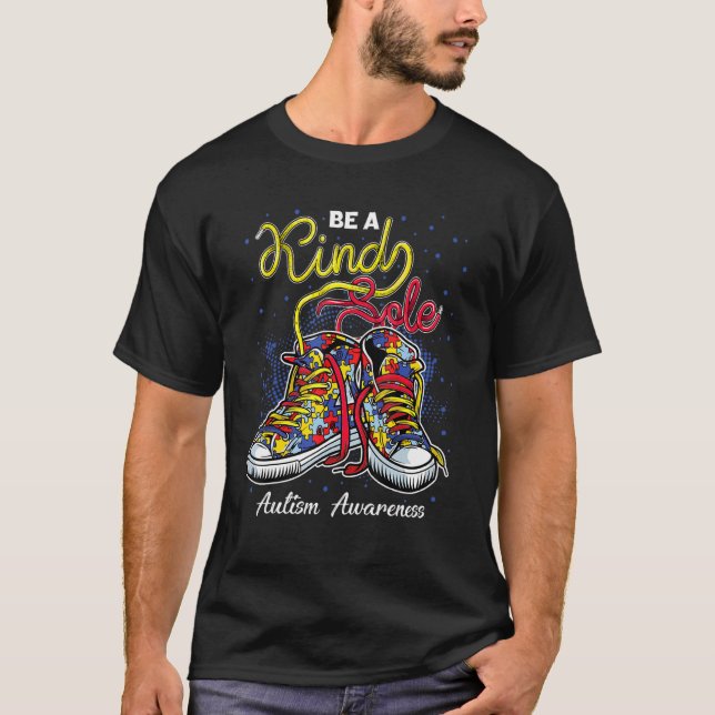 Camiseta Sé una especie de autismo, entereza, zapatillas de (Anverso)