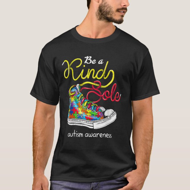 Camiseta Sé una especie de autismo, entereza, zapatillas de (Anverso)