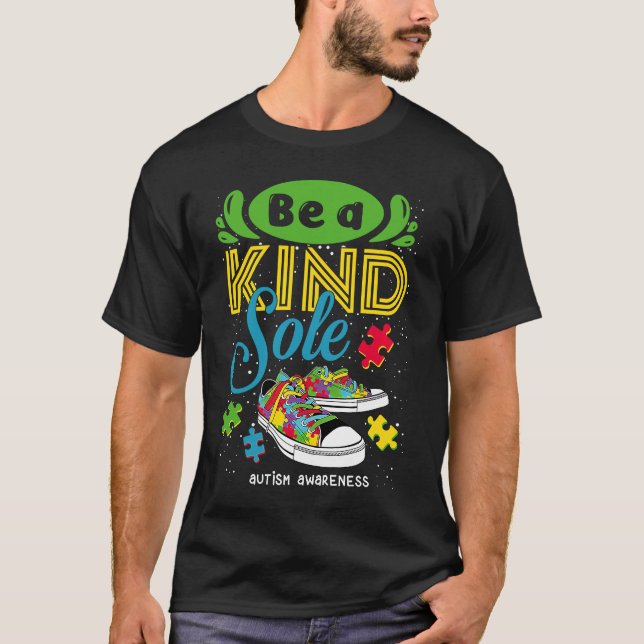 Camiseta Sé una especie de autismo, entereza, zapatillas de (Anverso)