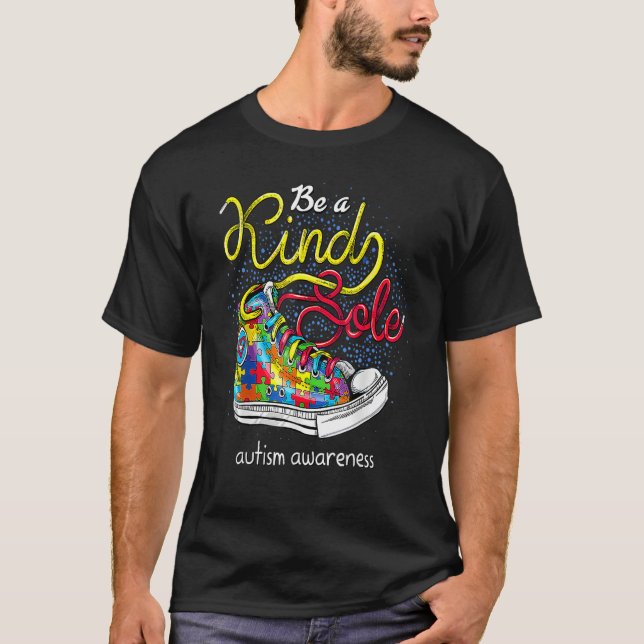 Camiseta Sé una especie de autismo, entereza, zapatillas de (Anverso)