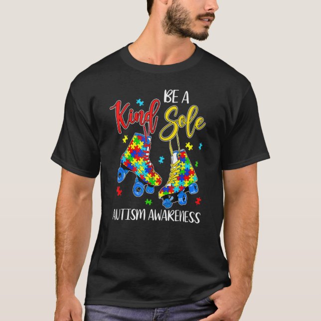 Camiseta Sé una especie de autismo, entereza, zapatillas de (Anverso)