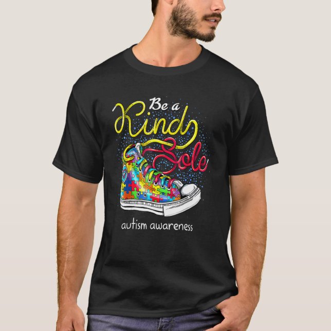 Camiseta Sé una especie de autismo entereza zapatos 1 (Anverso)