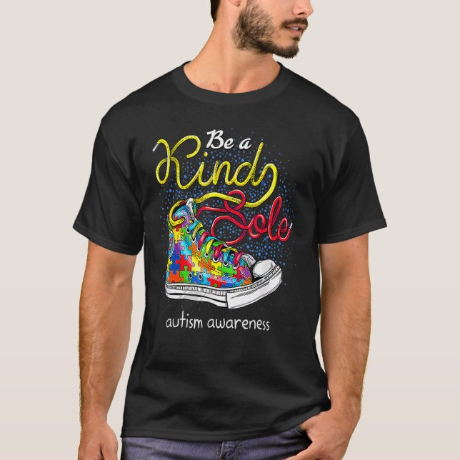 Camiseta Sé una especie de autismo entereza zapatos 3 (Anverso)