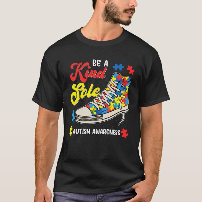 Camiseta Sé una especie de simple autismo Conciencia Mes de (Anverso)