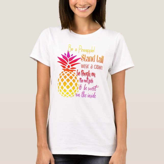 Camiseta Sé una piña (Anverso)