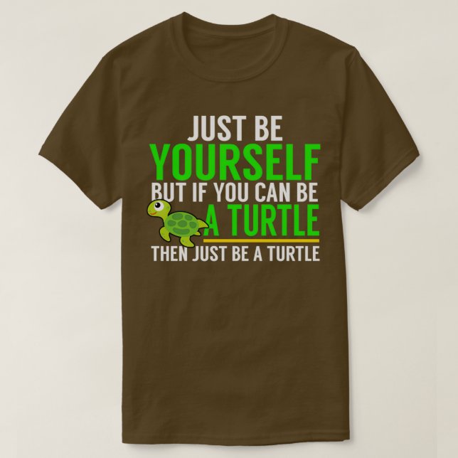 Camiseta Sé Una Tortuga (Diseño del anverso)