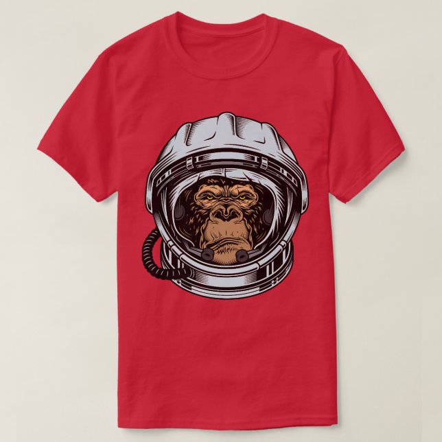 Camiseta Se unen fuertemente al astronauta de la luna (Diseño del anverso)