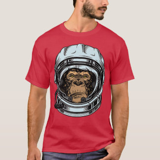Camiseta Se unen fuertemente al astronauta de la luna
