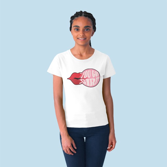 Camiseta Se Va Chica Retro Cita Inspiradora Positiva (Subido por el creador)
