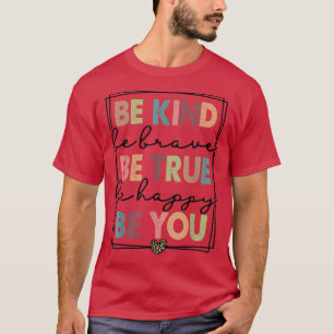 Camiseta Sé valiente, sé valiente, sé feliz, sé leopardo H