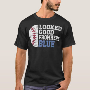 Camiseta Se veía bien desde aquí Azul Divertida Mamá de Sof