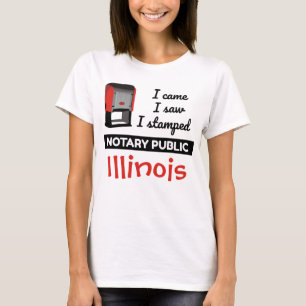 Camiseta Se Vio La Estampación Del Notario Estampado Públ