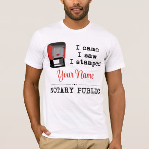 Camiseta Se Vio Sello Notario Estampado Estampado Público P