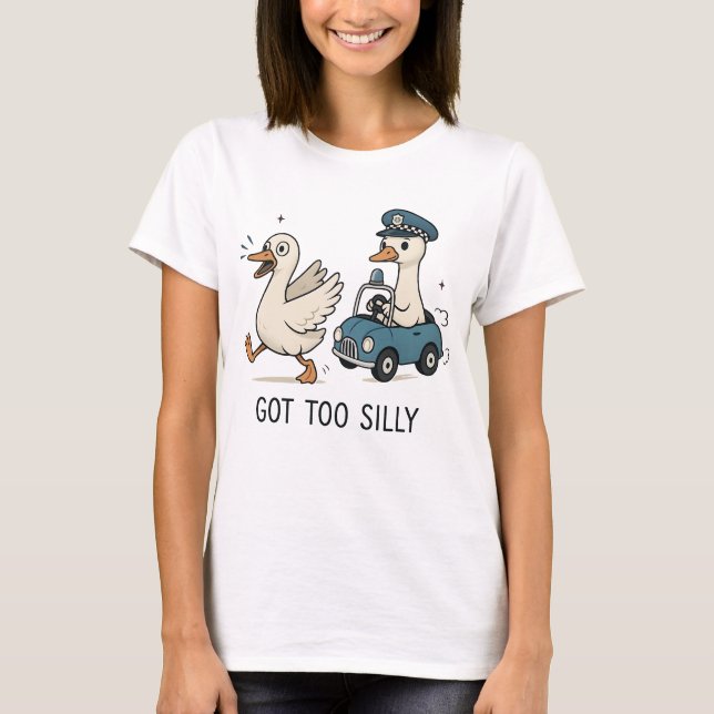 Camiseta Se volvió muy gracioso. (Anverso)