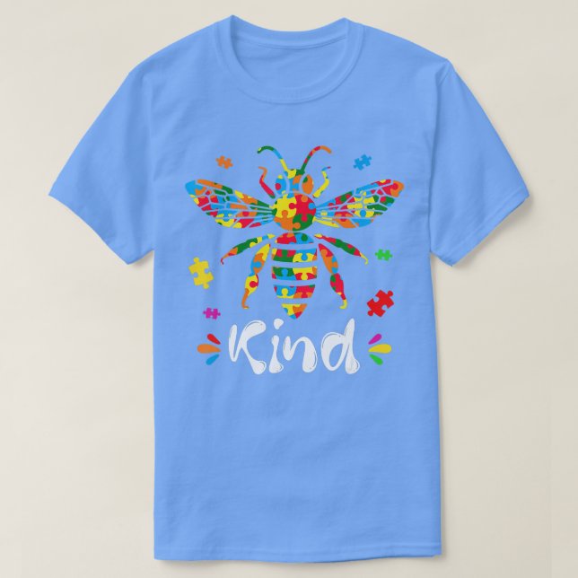 Camiseta Sea amable autismo conciencia autismo (Diseño del anverso)