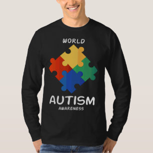Camiseta Sea amable autismo conciencia Piezas de rompecabez