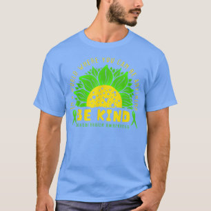 Camiseta Sea amable con la Cinta Verde Sunflower Mental Hea