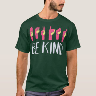 Camiseta Sea amable con los profesores de idiomas de Rótulo