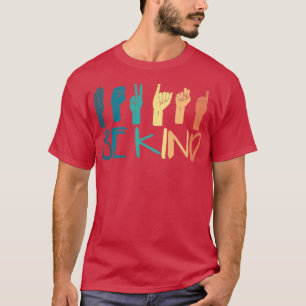 Camiseta Sea amable con los profesores de lenguaje de Rótul