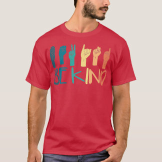 Camiseta Sea amable con los profesores de lenguaje de Rótul