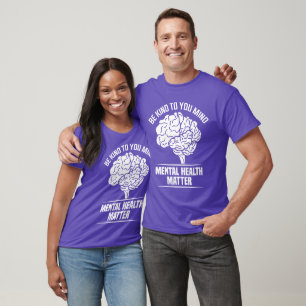 Camiseta Sea Amable Con Su Mente En Materia De Salud Mental