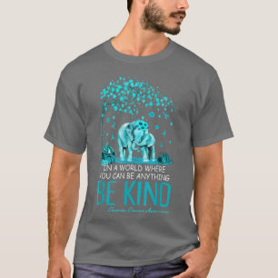 Camiseta Sea amable elefante de árbol Verde azulado para el