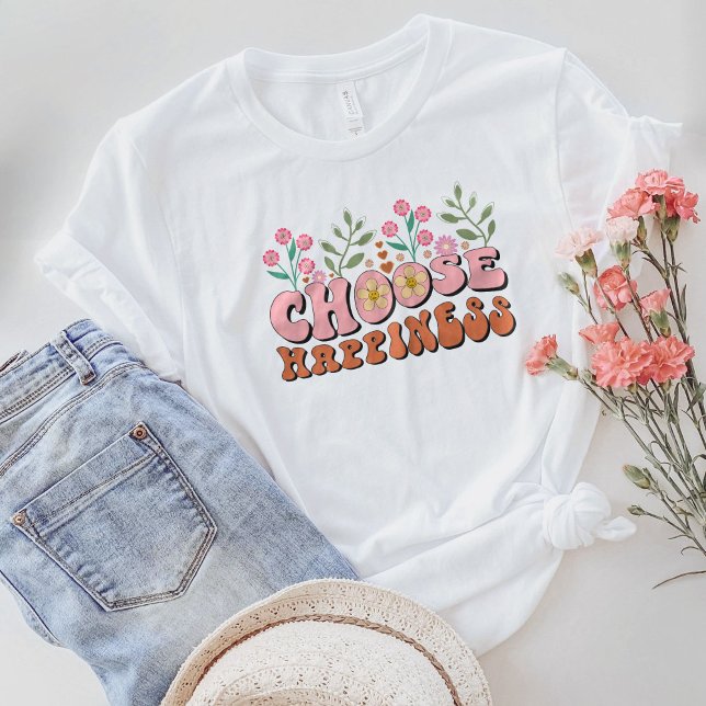 Camiseta Sea amable, elija la felicidad (Subido por el creador)