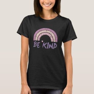 Camiseta Sea amable, positivo, Inspirador y amable, arcoiri
