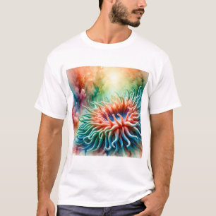 Camiseta Sea anemone 210724AREF133 - Watercolor