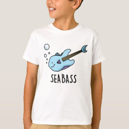 Camiseta Sea Bass Funny Bass Guitar Fish Pun