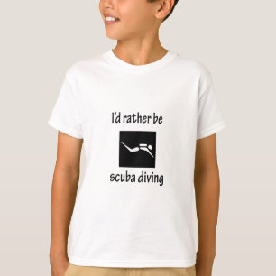 Camiseta Sea bastante buceo con escafandra