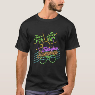 Camiseta Sea Beach Te Lleva Tu Palmera De Verano Y Glas