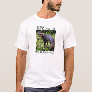 CAMISETA SEA BUENO CON LOS ANIMALES SALVAJES
